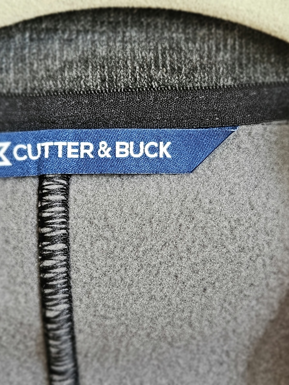 Cutter & Buck Men’s Medium Sweater Fleece Full-Zip Jacket Dark Charcoal Gray NWT - Picture 15 of 16